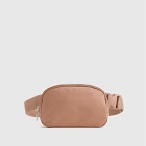 Quince Nylon Belt Bag in Latte